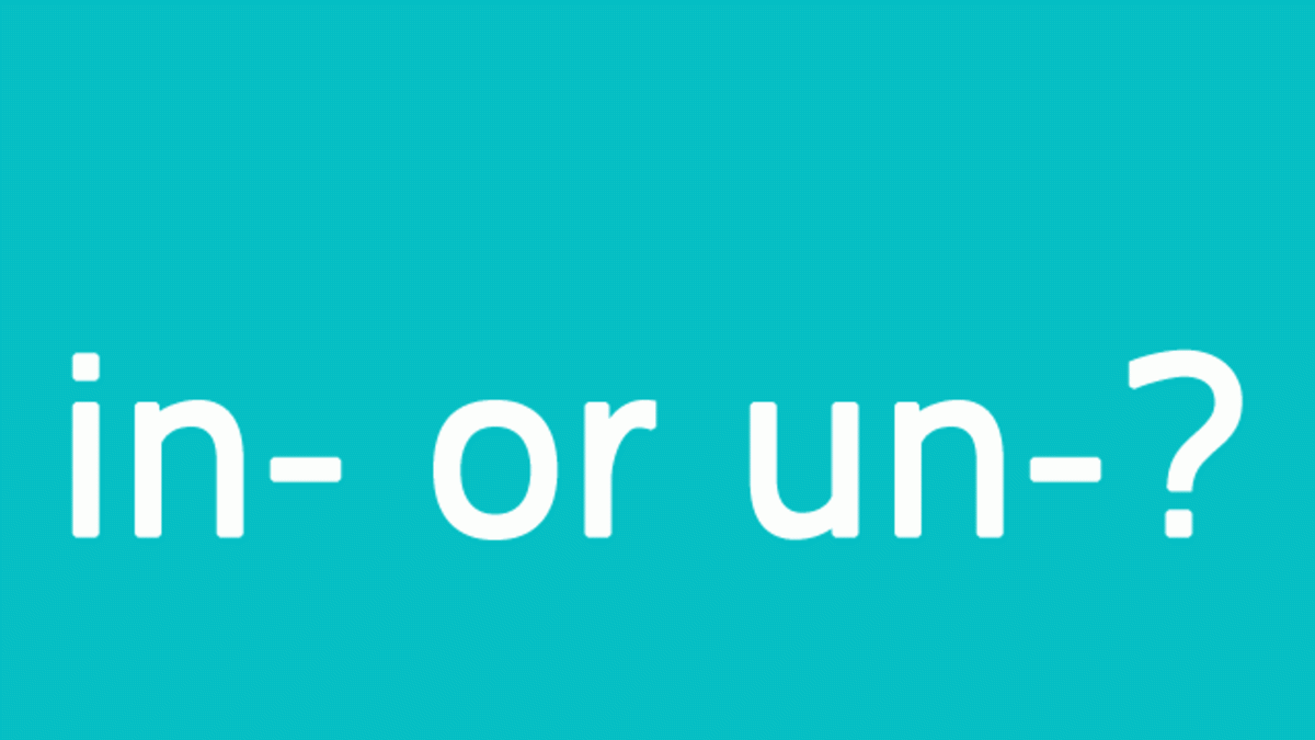was ist der unterschied zwischen in- und un-?