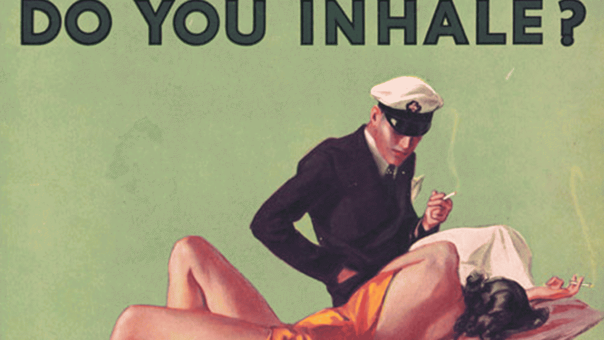 13 historických reklam, díky nimž se kouření zdálo neodolatelné